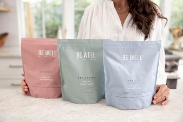 Be Well by Kelly Unflavored Grass-Fed Beef Protein Powder, 23G of Protein & Zero Carbs (1 Ingredient, 30 Servings) 9 Amino Acids + 3 BCAAs No Soy, No Dairy, Stevia-Free, No Sugar Added 1.59lb 720g