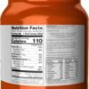 NOW Foods Sports Nutrition, Whey Protein Isolate, 25 g With BCAAs, Unflavored Powder, 1.2-Pound
