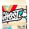 Ghost Whey Protein Powder, Coffee Ice Cream - 2LB Tub, 25G of Protein - Flavored Isolate, Concentrate & Hydrolyzed Whey Protein Blend - Post Workout Shakes - Soy & Gluten Free