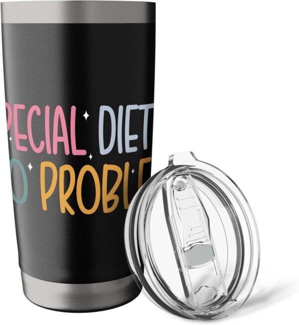 Special Diets? No Problem! School Canteen Lunch Lady Stainless Steel Insulated Tumbler