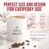 Pku Mug - Health Awareness Coffee Cup - Funny Gift For Pku Patients - Dietary Management Novelty Drinkware - Health Condition Tea Mugs - Special Diet Hot And Cold Drink Cups - Rare Condition Gift -