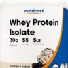 Nutricost Whey Protein Isolate (Cookies N Cream, 5 Pounds)