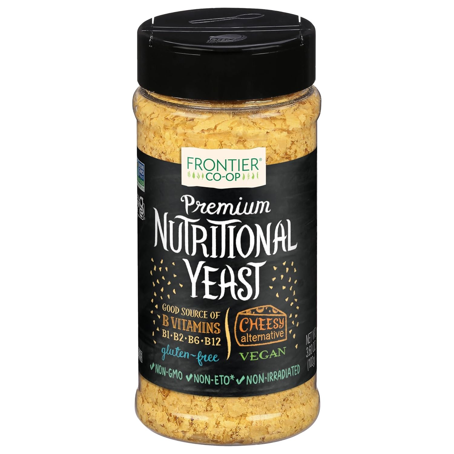 Frontier Herb Yeast Premium Nutritional 3.6 OZ