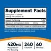 Nutricost Magnesium Citrate 420mg, 240 Veggie Capsules - 60 Servings, Gluten Free, Non-GMO, Vegetarian Friendly