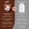 FlavCity Protein Powder Smoothie, Chocolate - 100% Grass-Fed Whey Protein Smoothie with Collagen (25g of Protein) - Gluten Free & No Added Sugars (40.42 oz)