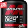 Muscletech Whey Protein Powder (Cookies & Cream, 4 Pound) - Nitro-Tech Muscle Building Formula with Whey Protein Isolate & Peptides - 30g of Protein, 3g of Creatine & 6.8g of BCAA
