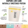Isopure Low Carb 100% Pure Whey Isolate Protein Powder, Lactose Free, Gluten Free, With Vitamins, Dark Chocolate, 25g Protein Per Serving, 1 Lb, 14 Servings