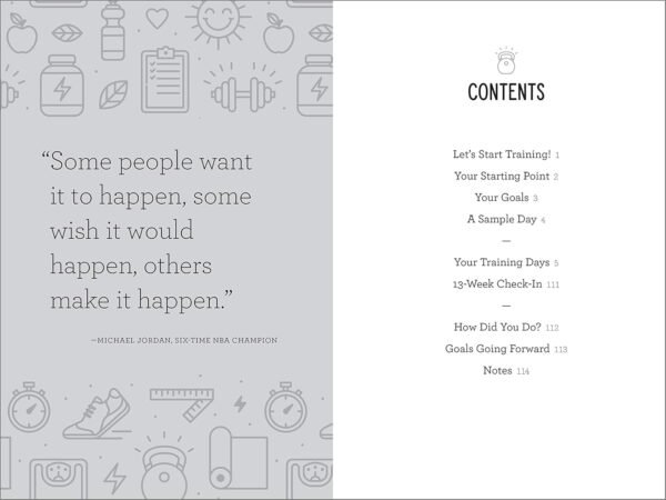 Training for a Healthy Life: A Daily Food and Fitness Journal