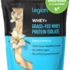 LEGION Whey+ Whey Protein Powder (French Vanilla) - Low Calorie Whey Isolate Protein Powder - Non-GMO, Lactose-Free, Sugar-Free Whey Protein Isolate Powder - Grass Fed Protein (60 Servings)
