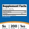 Nutricost L-Glutamine Powder 1 KG - Unflavored, Non-GMO, Gluten Free