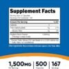 Nutricost Psyllium Husk 1500mg Per Serving, 500 Capsules - Non-GMO & Gluten Free
