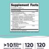 Nutricost Probiotic for Women 10 Billion CFU, 120 Capsules - Complex with Acacia Fiber, Uva Ursi & Cranberry Extract, Non-GMO & Gluten Free