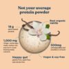 Four Sigmatic Organic Vegan Protein Powder | 18g Plant-Based Protein per Serving | Gluten Free, Dairy Free, Soy Free, Non-GMO with No Filler Ingredients | 21.16oz, 15 Servings | Sweet Vanilla