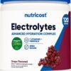Nutricost Electrolyte Complex Powder (120 Servings, Grape) - Hydration Supplement Drink Mix with Vitamins and Minerals
