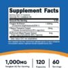 Nutricost Tongkat Ali 1,000mg 120 Capsules - with Tribulus Terrestris and BioPerine, Vegetarian Caps, Non-GMO, Gluten Free, Potent Extract