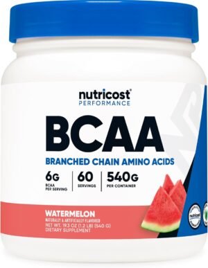 Nutricost BCAA Powder 2:1:1 (Watermelon) - 60 Servings