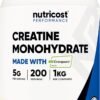 Nutricost Creapure® Creatine Monohydrate Powder 1KG