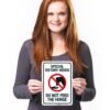 Sigo Signs - Special Dietary Needs Do Not Feed The Horse Sign, 10x7 Inches, 55 mil Thick HDPS (High Density Polystyrene), Made in USA