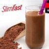 SlimFast High Protein Meal Replacement Shake Powder, 12 Servings (Pack of 2), Advanced Nutrition Smoothie Mix, Digestive Support, Gluten Free, Creamy Chocolate, 20g of Protein (Packaging May Vary)