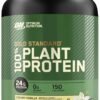 Optimum Nutrition Gold Standard 100% Plant Based Protein Powder, Gluten Free, Vegan Protein for Muscle Support and Recovery with Amino Acids - Creamy Vanilla, 20 Servings (Packaging May Vary)
