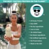 Jay Robb Vanilla Egg White Protein Powder, Low Carb, Keto, Vegetarian, Gluten Free, Lactose Free, No Sugar Added, No Fat, No Soy, Nothing Artificial, Non-GMO, Best-Tasting, (12 oz, Vanilla)