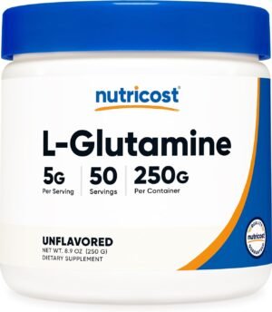 Nutricost L-Glutamine Powder 250 Grams