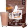 FlavCity Protein Powder Smoothie, Chocolate - 100% Grass-Fed Whey Protein Smoothie with Collagen (25g of Protein) - Gluten Free & No Added Sugars (40.42 oz)