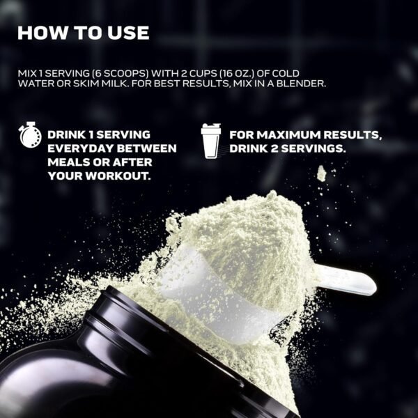 Mass Gainer MuscleTech 100% Mass Gainer Protein Powder Protein Powder for Muscle Gain Whey Protein + Muscle Builder Creatine Supplements Vanilla, 5.15 Pound (Pack of 1)