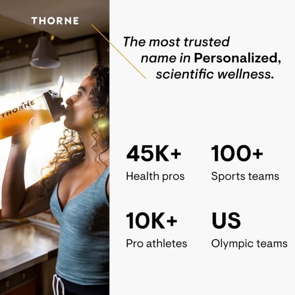 THORNE Whey Protein Isolate - 21 Grams of Easy-to-Digest Whey Protein Powder - NSF Certified for Sport - Vanilla Flavored - 29.5 Ounces - 30 Servings