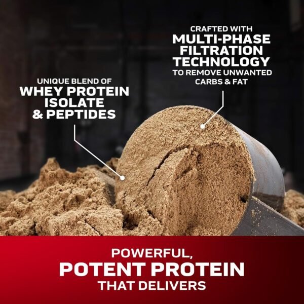 Muscletech Whey Protein Powder (Vanilla Cream, 4 Pound) - Nitro-Tech Muscle Building Formula with Whey Protein Isolate & Peptides - 30g of Protein, 3g of Creatine & 6.6g of BCAA