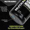 NutraBio Whey Protein Powder Isolate Supplement – 25g of Protein Per Scoop with Complete Amino Acid Profile - Soy and Gluten Free Protein Powder - Zero Fillers and Non-GMO - Alpine Vanilla - 5 Lbs.