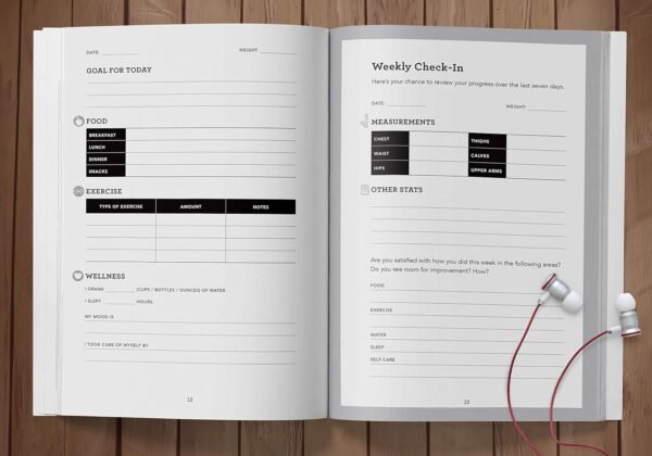 Training for a Healthy Life: A Daily Food and Fitness Journal