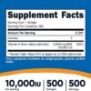 Nutricost Vitamin A 10,000 IU, 500 Softgel Capsules