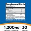 Nutricost Ashwagandha Gummies 1200mg Equivalent Per Serving (Mixed Berry Flavor), 60 Gummies, 30 Servings