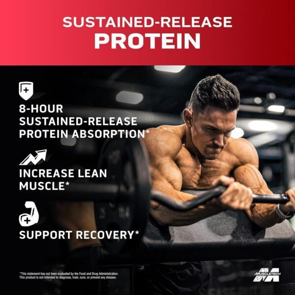 MuscleTech Phase8 Protein Powder | Whey & Casein Protein Powder | Slow Release 8-Hour Protein | Muscle Builder for Men & Women | Protein Powder for Muscle Gain | Vanilla, 4.58lbs