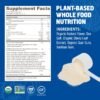 OM MUSHROOM SUPERFOOD Master Blend Plant-Based Protein Powder, 18.27 Ounce, 16 Servings, Creamy Vanilla Protein with 10 Mushroom Complex, Lions Mane, Adaptogens for Optimal Health and Recovery