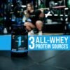 Rule One Proteins, R1 Whey Blend- Chocolate Fudge, 24g Fast-Acting Whey Protein Concentrates, Isolates, and Hydrolysates Per Serving, with Naturally Occurring EAAs and BCAAs, 5lbs