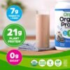 Orgain Organic Vegan Protein Powder, Cookies & Cream - 21g Plant Based Protein, 7g Prebiotic Fiber, Low Net Carb, No Lactose Ingredients, No Added Sugar, Non-GMO, For Shakes & Smoothies, 2.03 lb