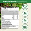 PlantFusion Complete Vegan Protein Powder - Plant Based Protein Powder with BCAAs, Digestive Enzymes and Pea Protein - Keto, Gluten Free, Soy Free, Non-Dairy, No Sugar, Non-GMO - Vanilla Bean 5lb Bulk