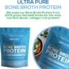 Paleovalley 100% Grass Fed Beef Bone Broth Protein Powder - Rich in Collagen Peptides for Hair, Skin, Gut Health, Bone and Joint Support - 28 Servings, 15g Protein Per Serving - No Gluten or GMOs