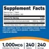 Nutricost Chromium 1000mcg, 240 Tablets - Gluten Free, Non-GMO