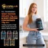 Gorilla Mind Premium Chocolate, 25 Grams of Whey Protein Isolate & Concentrate,Recover and Build Muscle (30 Servings)
