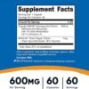 Nutricost KSM-66 Ashwagandha Root Extract 600mg, 60 Veggie Caps - 5% Withanolides - with BioPerine - Full-Spectrum Root Extract