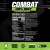 MusclePharm Combat 100% Whey Protein Powder, Chocolate Milk, Fast Recovery & Muscle Gain with Whey Protein Isolate, High Protein Powder for Women & Men, Gluten Free, 5 Lb, 70 Servings