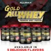 ALLMAX GOLD ALLWHEY, Chocolate Peanut Butter - 5 lb - 24 Grams of Protein Per Scoop - Gluten Free, Low Carb & Low Sugar - Approx. 71 Servings
