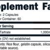 Nutricost L-Carnitine Tartrate 1000mg, 120 Capsules - 500mg Per Capsule (60 Servings)