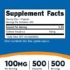 Nutricost Caffeine Pills 100mg, 500 Capsules