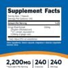 Nutricost Ginger Root Extract 2,200mg, 240 Capsules - Gluten Free, Non-GMO, 550mg of 4:1 Extract