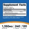 Nutricost Fenugreek Seed 1350mg, 240 Capsules - Gluten Free, Non-GMO, 675mg Per Capsule