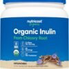 Nutricost Organic Inulin Powder 1LB (454 Grams) 7 Grams of Fiber Per Serving - from Chicory Root - Certified USDA Organic